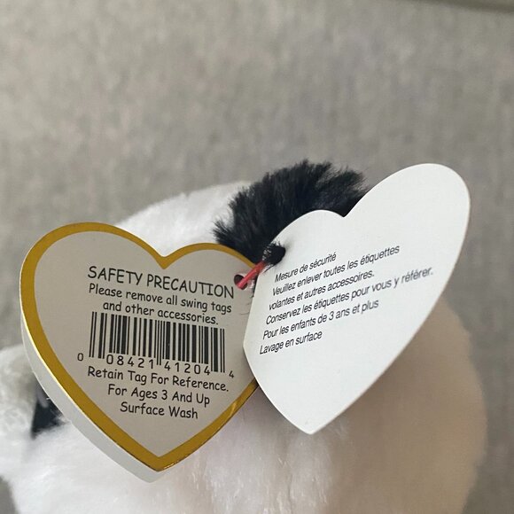 NWT Ty Original Beanie Babies Baboo the Panda 6" 2018 - Picture 9 of 15